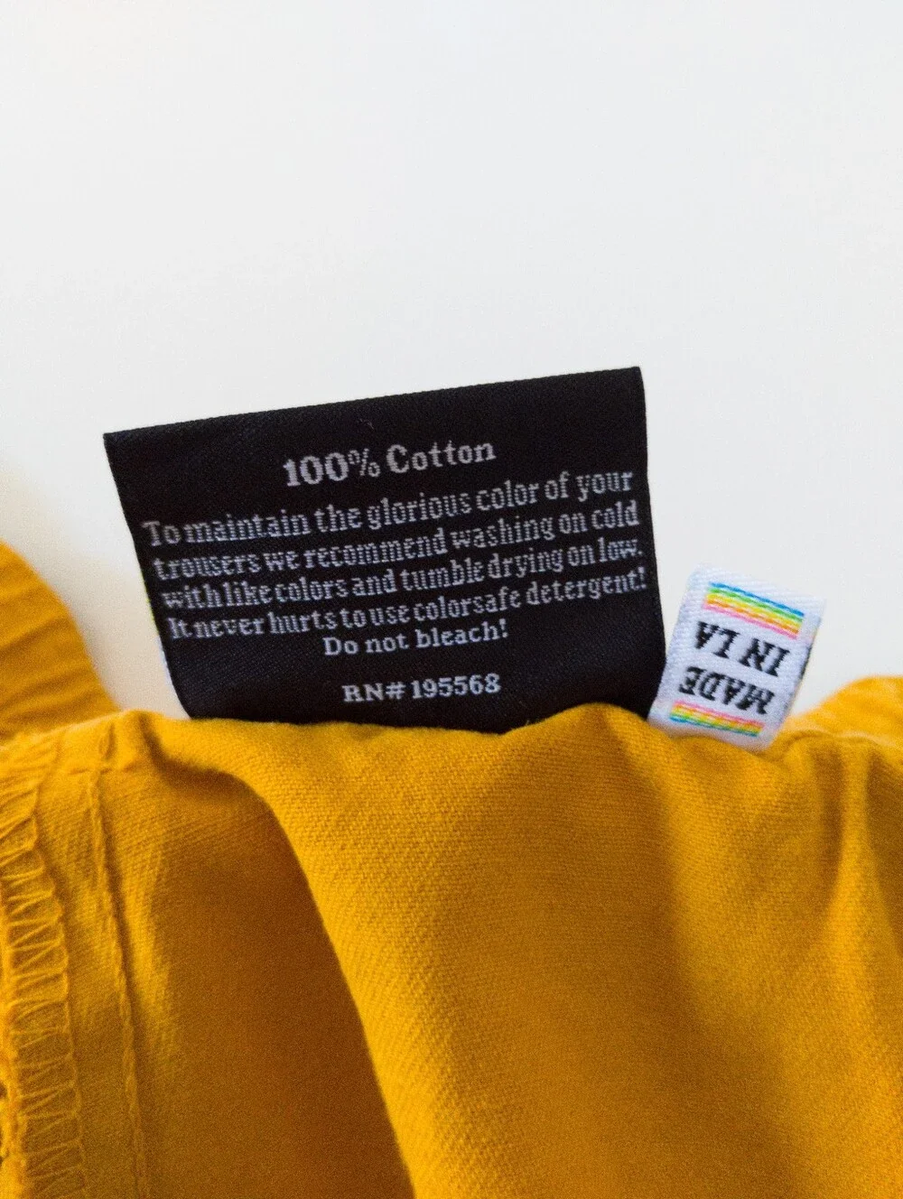 Big Bud Press Mustard Heavyweight Pleated Trousers Pants XL Cotton - Picture 5 of 10